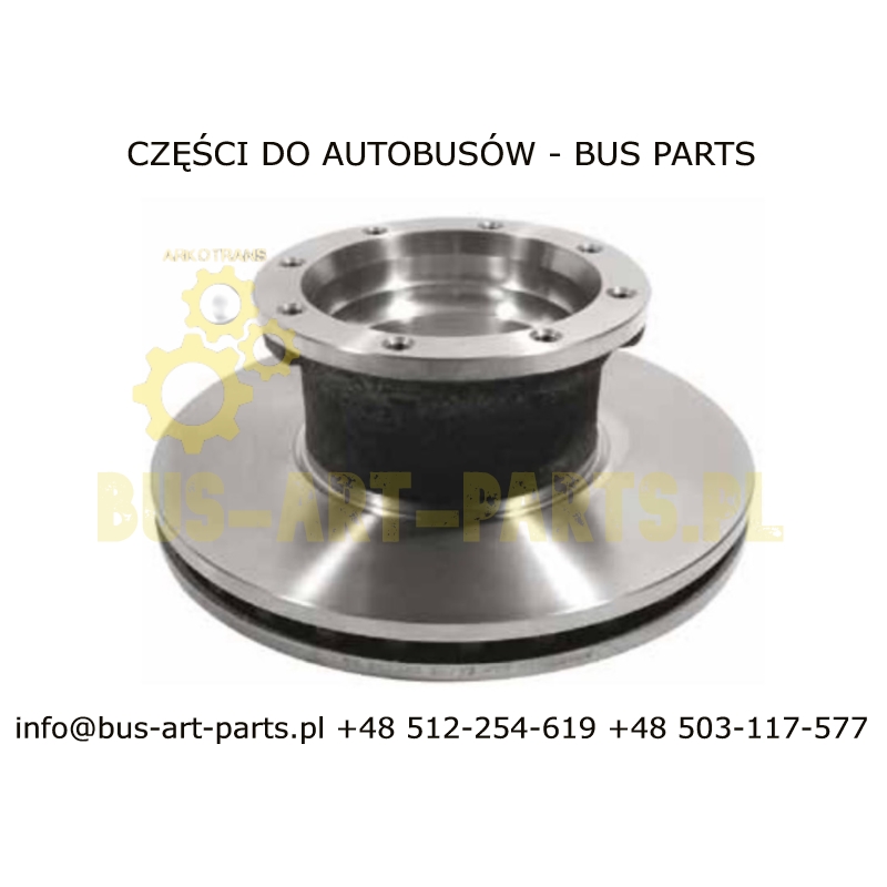 TARCZA HAMULCOWA TYŁ 375X138,5 MAZ AUTOSAN TYŁ EATON DANA SPICER