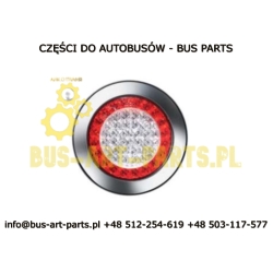 LAMPA TYŁ POZYCJA STOP KIERUNKOWSKAZ BOVA 2002- Q-155/114mm LED DIODOWA 24V