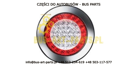 LAMPA TYŁ POZYCJA STOP KIERUNKOWSKAZ BOVA 2002- Q-155/114mm LED DIODOWA 24V