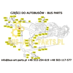 Aušinimo vamzdis RETRADER SETRA S5.. MERCEDES TOURISMO EURO a6325011226 6325011226