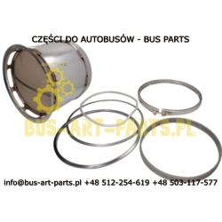 FILTR CZĄSTEK STAŁYCH DPF DAF MX11 EURO 6 1891485 1945456 2137441 CENA ZAWIERA KAUCJĘ W ZESTAWIE KPL. USZCZELNIEŃ FILTRA NR PORÓ