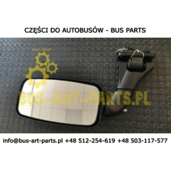 LUSTRO LEWE PRAWE KOMPLETNE IVECO 12V PODGRZEANE STEROWANE  ARCOL DOLNE MOCOWANIE NA 4 ŚRUBY MODEL 314 RAMIĘ 90ST L-250mm