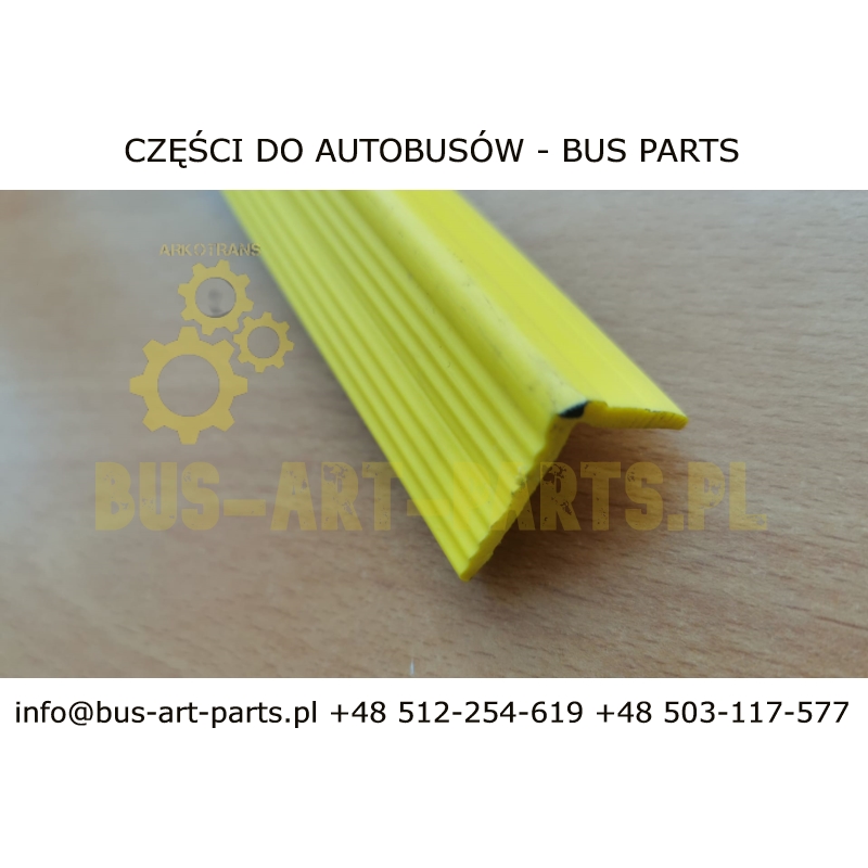 PROFIL STUPNĚ ÚHEL BAR ŽLUTÁ OSOBA 1 METR