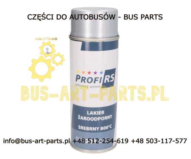 LAKIER ŻARODPORNY W AREOZOLU MAT 0.4 L