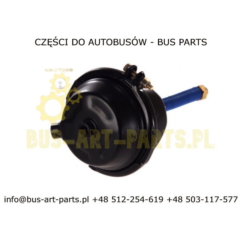 SIŁOWNIK HAMULCOWY 16" SETRA S3.. HD ROZSTAW 76MM 2X M12X1,5