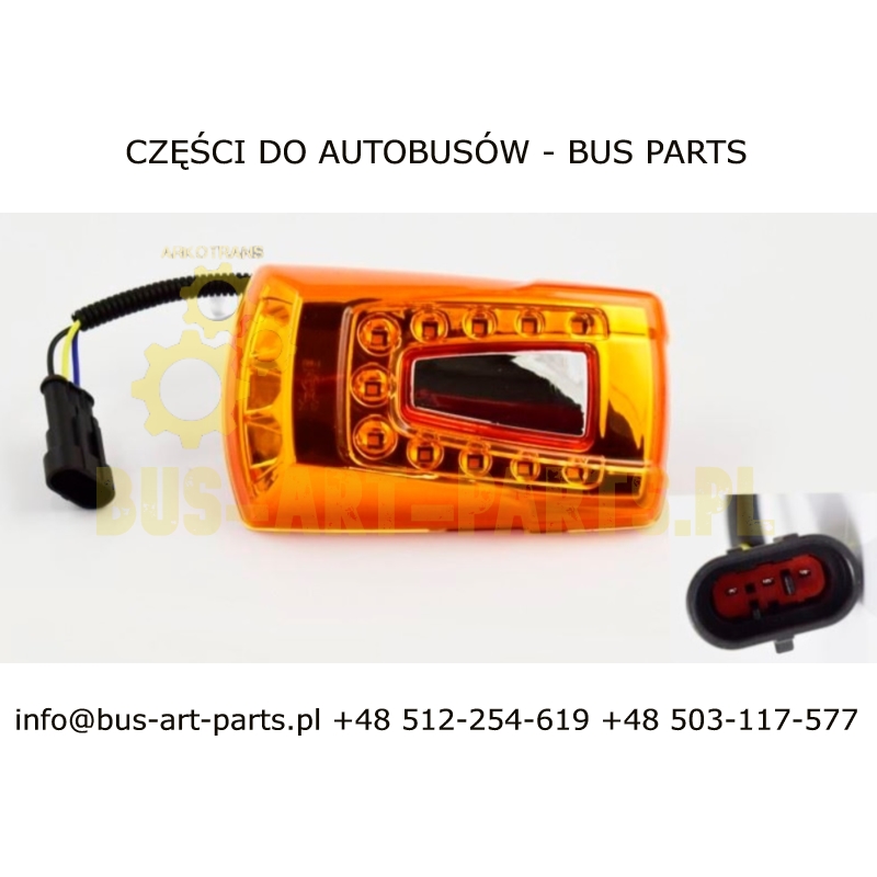 KIERUNKOWSKAZ BOCZNY SETRA S5.. HD HD S515HD HDH LED DIODOWY Z POZYCJĄ ZAMIENNIK 3-PINY