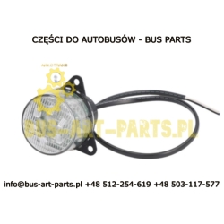 LAMPA KIERUNKOWSKAZU BIAŁA MODUŁOWA LED VDL FUTURA II PRZÓD 24V 6 LEDÓW