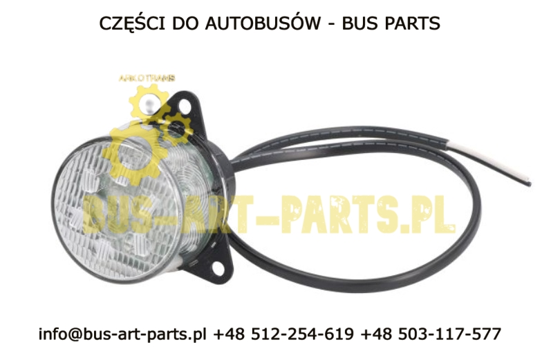 LAMPA KIERUNKOWSKAZU BIAŁA MODUŁOWA LED VDL FUTURA II PRZÓD 24V 6 LEDÓW