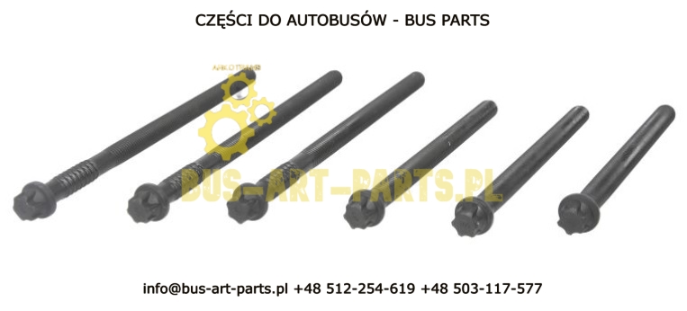 KOMPLET ŚRUB GŁOWICY SOLARIS MAN EURO 3 D2866LOH27 /76