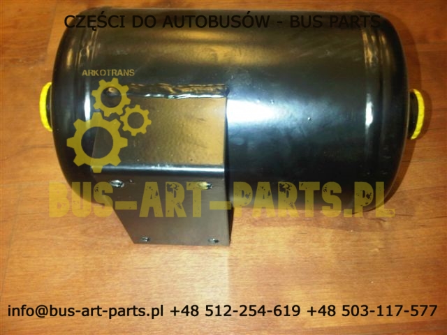 ZBIORNIK POWIETRZA 4L ZE WSPORNIKIEM MERCEDES O350 TRAVEGO TOURISMO SETRA S3.. S4..