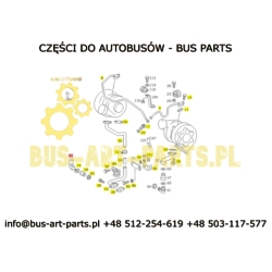 ŁĄCZNIK SPŁYWU OLEJU MERCEDES OM442LA SETRA S3.. O350 O404 SMOCZEK LEJEK FAJKA 4020961690