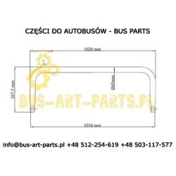 DRĄŻEK STABILIZATORA NEOPLAN PRZÓD Q-45mm