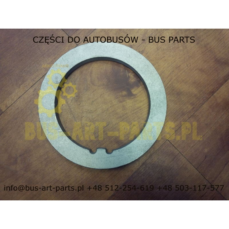 PODKŁADKA ŁOŻYSKA Z ZĘBEM OŚ ZF BOVA NEOPLAN