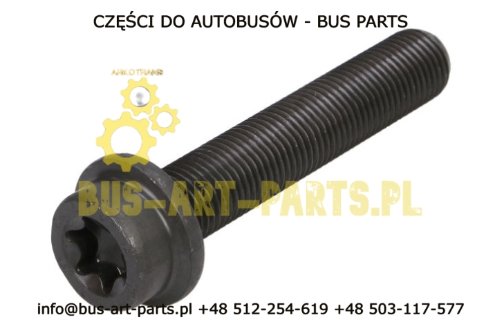 ŚRUBA MOCOWANIA TARCZY HAMULCOWYCH M14X75 MERCEDES SETRA