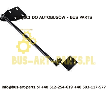 DRĄŻEK DOLNY DRZWI MAN R02 R07 R08 NEOPLAN P20-P22 KOMPLETNY ZE WSPORNIKAMI