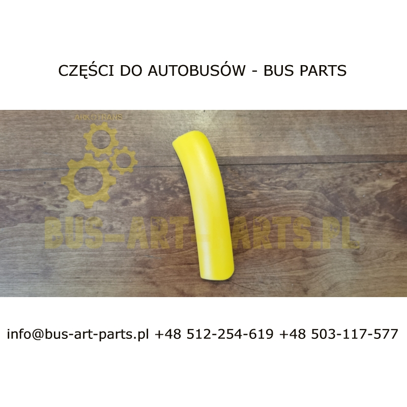 ZAŚLEPKA UCHWYTU FOTELA PRAWA ŻÓLTA MERCEDES O350 TOURISMO TRAVEGO SETRA S3.. S4..