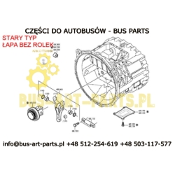 ŁAPA SPRZĘGŁA ZF AS-TRONIC MERCEDES SETRA BOVA NEOPLAN MAN