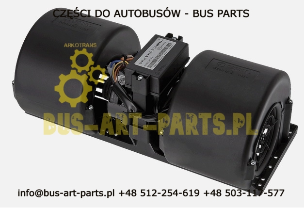 DMUCHAWA SPAL Z WBUDOWANYM REGULATOREM MAN gnizdo 8/7 PIN PRZEDNIEJ NAGRZEWNICY 006B50IET22 SPAL 1101167A 1101167B 1101167C 1101