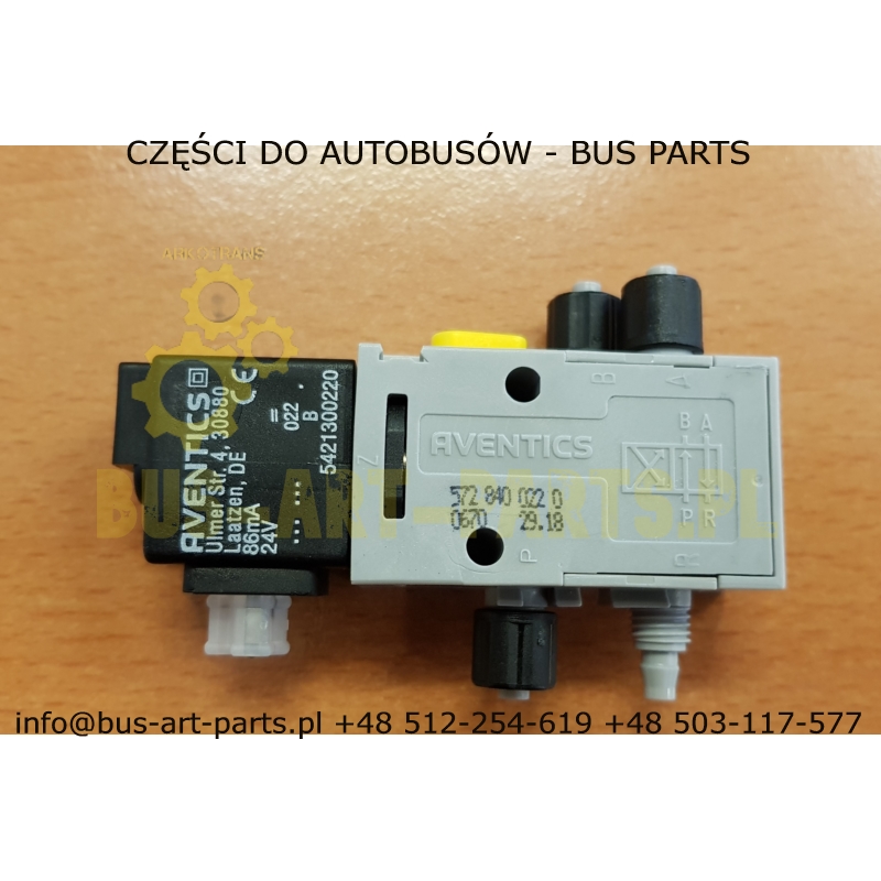 ELEKTROZAWÓR OTWIERANIA KLAP MERCEDES O350