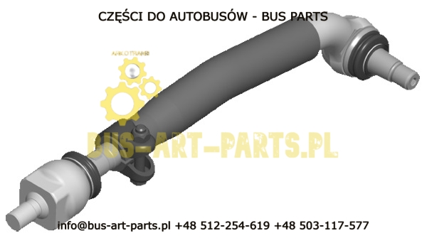 DRĄŻEK KIEROWNICZY OSI WLECZONEJ LEWY SETRA S4.. S416 S417 MERCEDES TRAVEGO TOURISMO