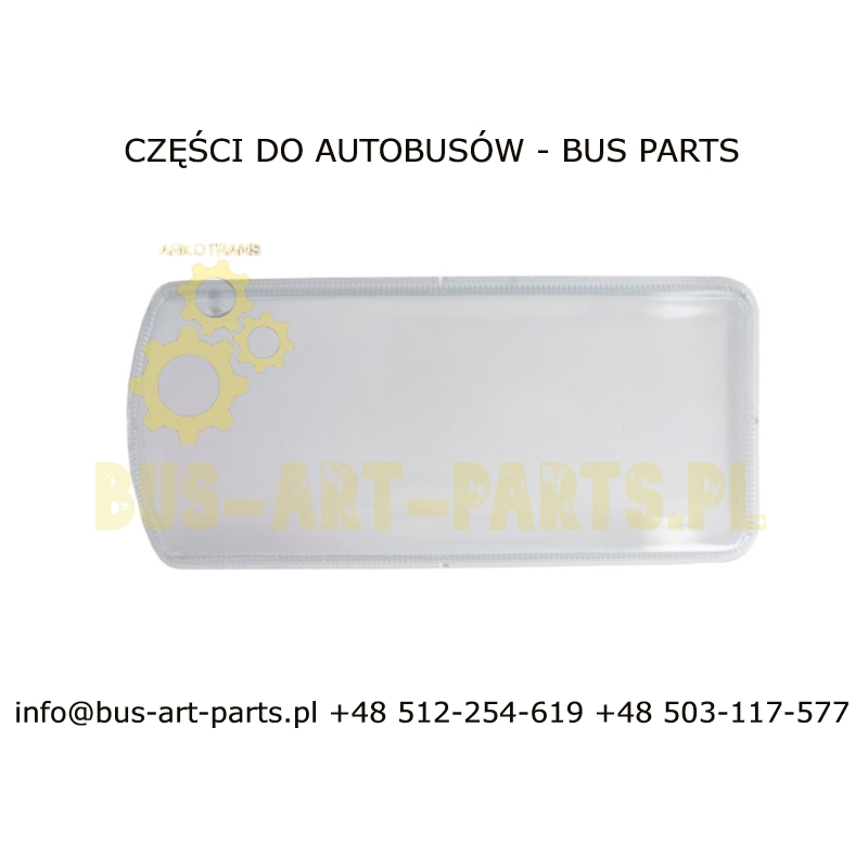 SZKŁO REFLEKTORA PRZÓD LEWE IVECO CROSSWAY