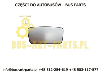 WKŁAD LUSTERKA DUŻY SCANIA IRIZAR I6 I6s I8 PK MAX WYMIAR 400X200