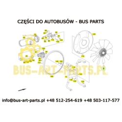 PASEK NAPĘDU WENTYLATORA SETRA S5..HD HDH S515HD S516HD S516HD S517HD MERCEDES TOURISMO EURO 6