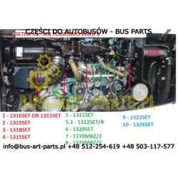 PASEK NAPĘDU WENTYLATORA SETRA S5..HD HDH S515HD S516HD S516HD S517HD MERCEDES TOURISMO EURO 6