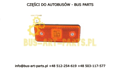 LAMPA OBRYSOWA W KLAMCE SETRA MERCEDES BOVA NEOPLAN VANHOOL MAN