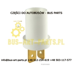 ŻARÓWKA PODŚWIETLENIA TABLICY ROZDZIELCZEJ MERCEDES O405 SETRA S3.. MERCEDES INTEGRO 24V W BIAŁEJ OPRAWIE