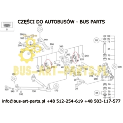 ŁOŻYSKO WAHACZA OŚ ZF RL75 PRZÓD SETRA S4.. S415 S416 S417 HD HDH GT GT-HD MERCEDES TRAVEGO 2002- TOURISMO 2006- BOVA MAGIQ 2000