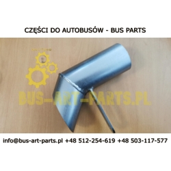RURA WYDECHU OGRZEWANIA Q-70 KOŃCOWA WYLOT SPALIN SETRA MERCEDES I INNE A6328300125 6328300125  ORGINAŁ STAL ZWYKŁA