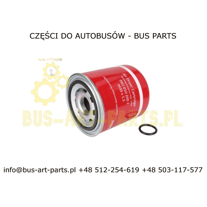 FILTR OSUSZACZA UNIWERSALNY PROVIA M39X1,5 MERCEDES SETRA MAN NEOPLAN SCANIA SOLARIS SOLBUS VOLVO