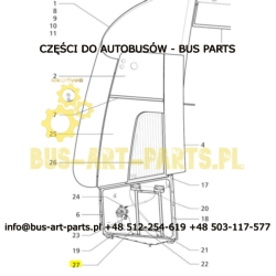 PODNOŚNIK SZYBY ELEKTRYCZNY LEWY KIEROWCY VDL FUTURA II 30131405