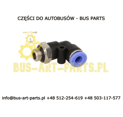 KOLANKO PNEUMATYCZNE G-1/4" SZYBKOZŁĄCZE Q-6