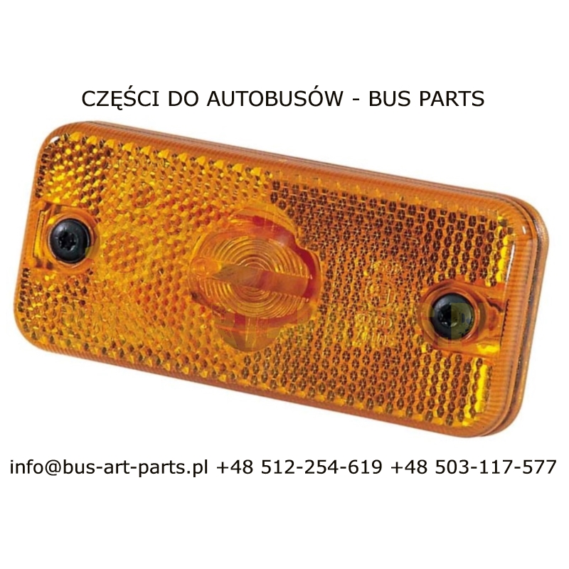 LAMPA OBRYSOWA POMARAŃCZOWA RENAULT FR1 ILIADE 110X50
