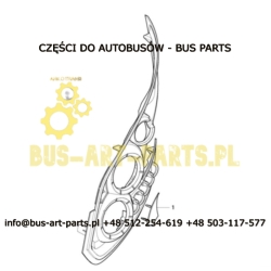 ZAŚLEPKA KLAPKA DYSZY SPRYSKIWACZA VDL 30076044 LEWA ZAMIENNIK