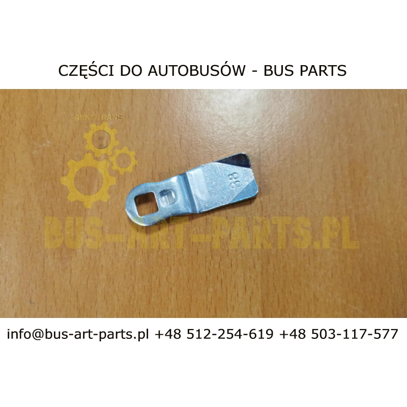 LIZACZEK JEZYCZEK ZAMKA OTWÓR 8X8 ODSADZENIE 14,5mm L-45mm
