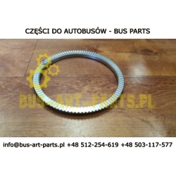 PIERŚCIEŃ ABS ZF PRZÓD / WLECZONA ZF RL85 154/162x175X13 100 ZĘBÓW BOVA NEOPLAN KORONKA STARY TYP