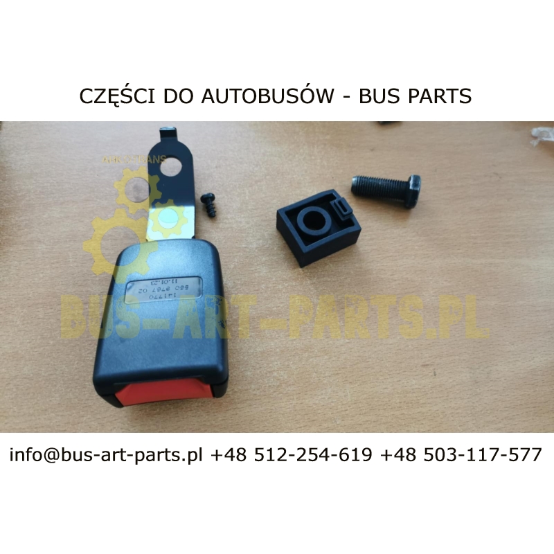ZAPIĘCIE ZAMEK PASA BEZPIECZEŃSTWA GRAMMER  L-125MM 2105080