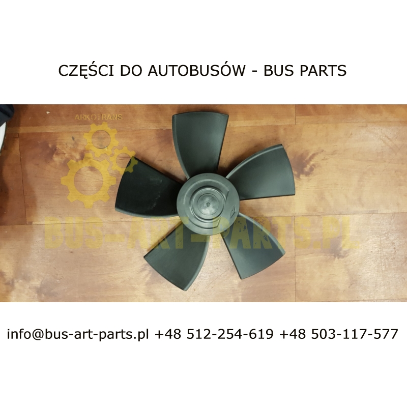 WIATRAK SILNIK WENTYLATORA SKRAPLACZA SCANIA IRIZAR PB DO SILNIKA 3050071 5300069 593100 11"