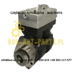 KOMPRESOR POWIETRZA 2 TŁOKOWY WABCO SETRA S4.. EURO 3 EURO 4 EURO 5 MERCEDES TOURISMO TRAVEGO NOWA ORYGINAŁ WABCO