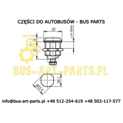 ZAMEK KLAPY UNIWERSALNY NA MOTYLEK KORPUS METALOWY FI-M22 H-50mm