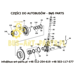 SIMERING ŁOŻYSKA PIASTY PRZÓD ZF RL85E VDL FUTURA II BOVA MAGIQ WEWNĘTRZNY