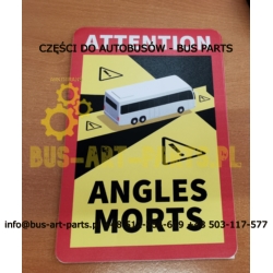 NAKLEJKA MARTWE POLE 170X250 mm - ANGLES MORTS