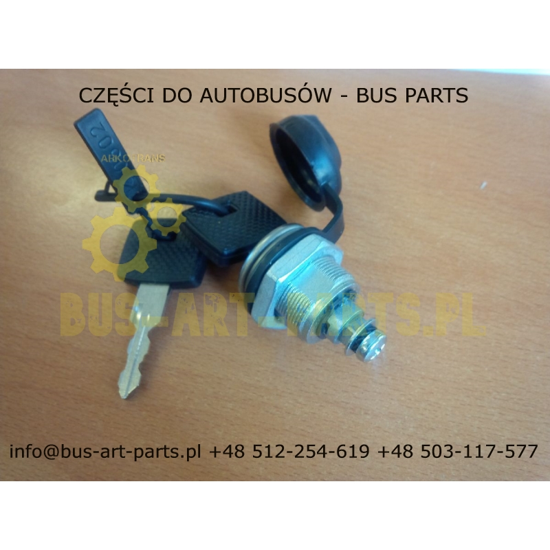 ZAMEK KLAPY Z WKŁADKĄ SETRA S3.. S4.. MB TRAVEGOW ZESTAWIE 1 KLUCZ