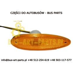 LAMPA OBRYSOWA POMARAŃCZOWA IRIZAR PB i4 i6 LED 24V ZAMIENNIK