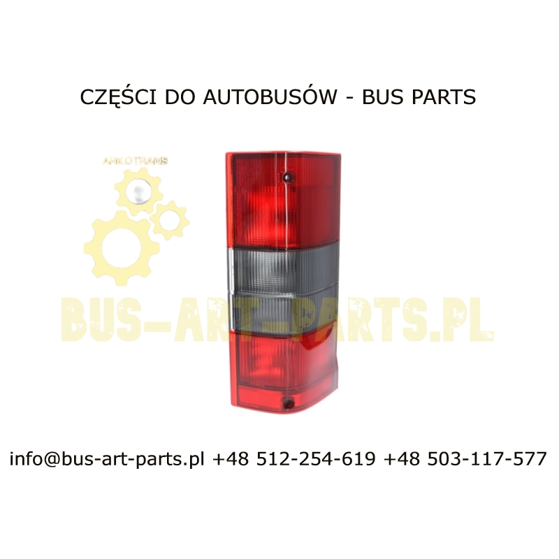 LAMPA ZESPOLONA TYŁ PRAWA KOMPLETNA Z OPRAWKAMI MAN LION COACH R02 R07 R08 R09 LION CITY A20-A21