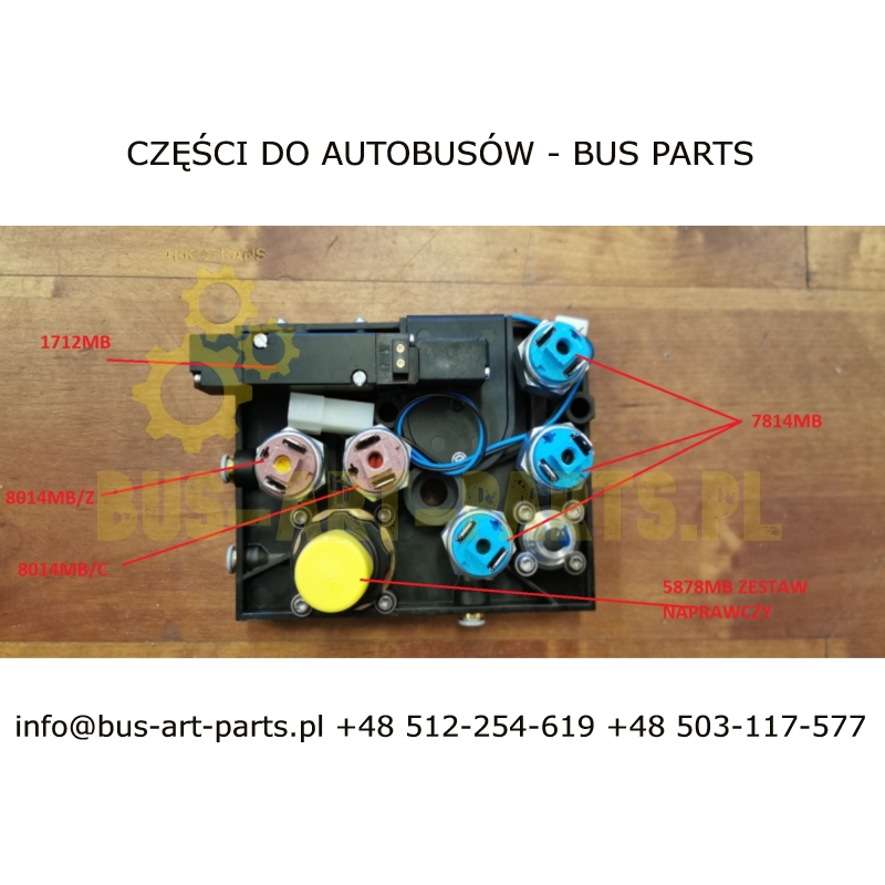 ZAWÓR OTWIERANIA DRZWI MERCEDES INTEGRO SETRA S3.. GT GT-HD S4..UL NF ...