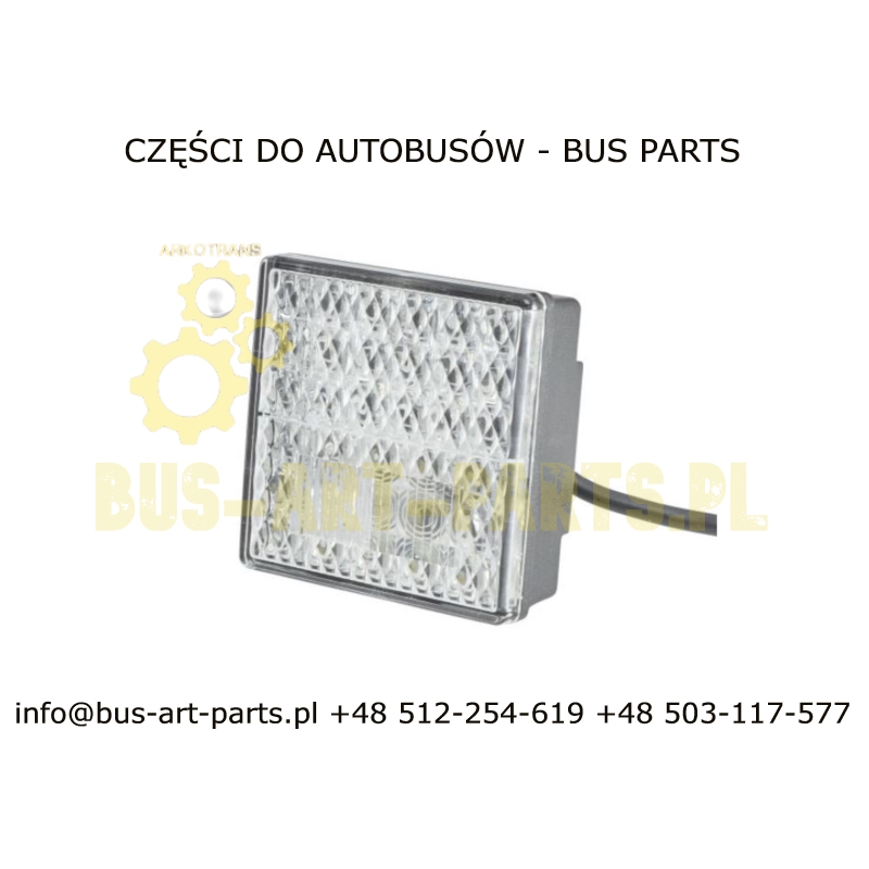LAMPA TYŁ VAN HOOL LED 24V COFANIA P/MGIELNE HELLA